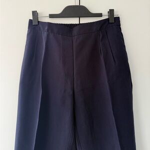 ZARA Women’s Tailored Trousers – Navy Blue, Size M